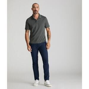 UNTUCKit Chancellor Tech Pants Mens 38 x 32 Navy Straight Leg Stretch Casual